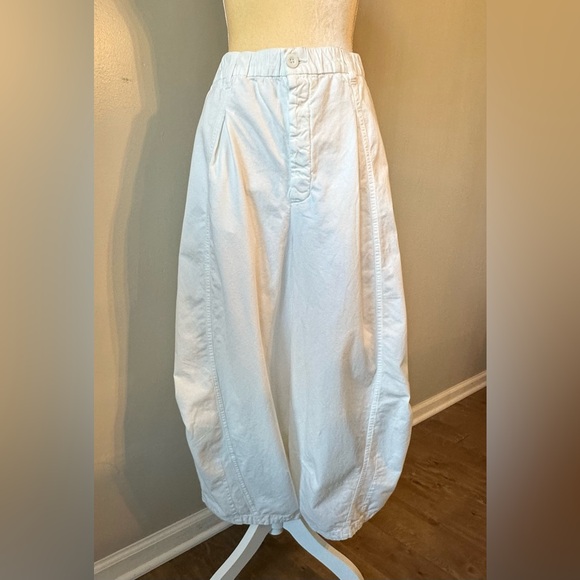 Free People Cotton Poplin Barrel Leg Pant - Picture 1 of 5